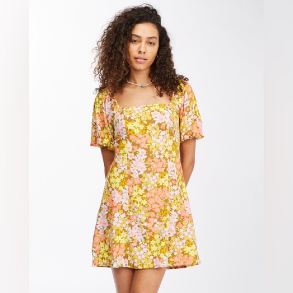 Billabong Sunny Side Up Paradise Mini Dress S NWT